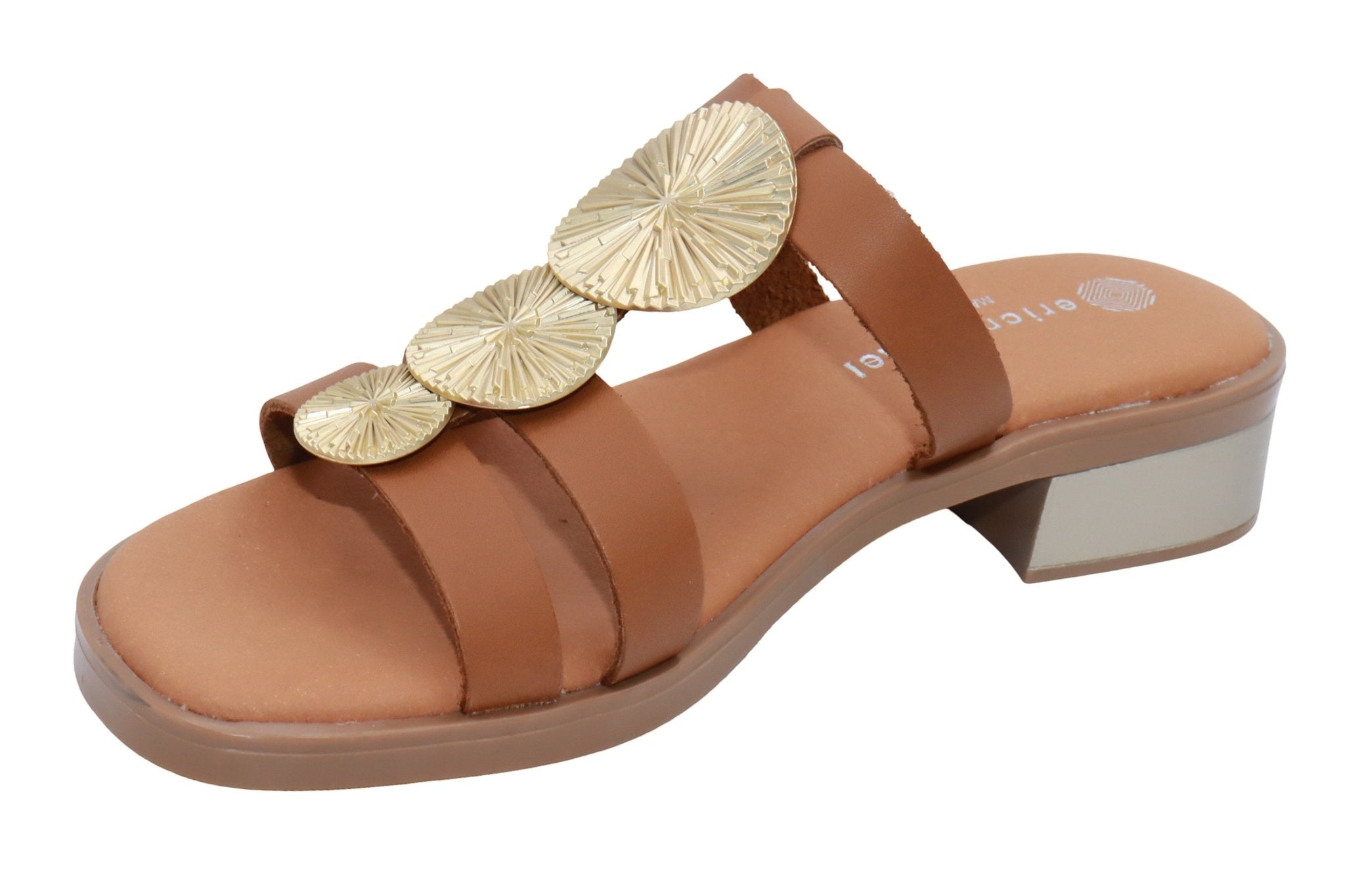 Eric Michael Inka Women’s Leather Slide Sandal