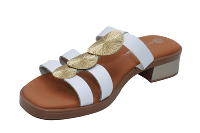 Eric Michael Inka Women’s Leather Slide Sandal