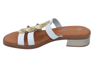 Eric Michael Inka Women’s Leather Slide Sandal