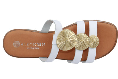 Eric Michael Inka Women’s Leather Slide Sandal