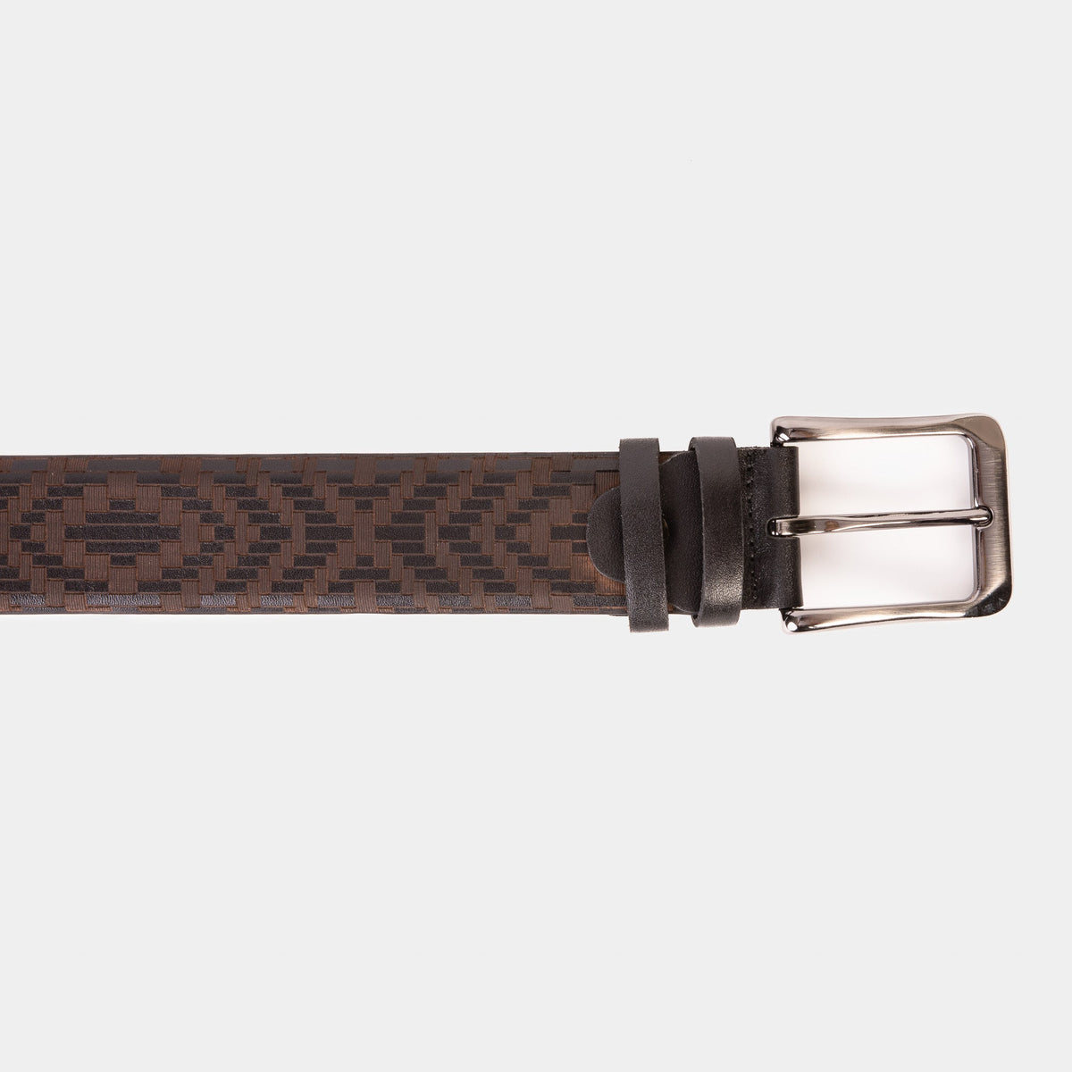 Vinci Leather The Meram Black Calfskin Belt – product view 5