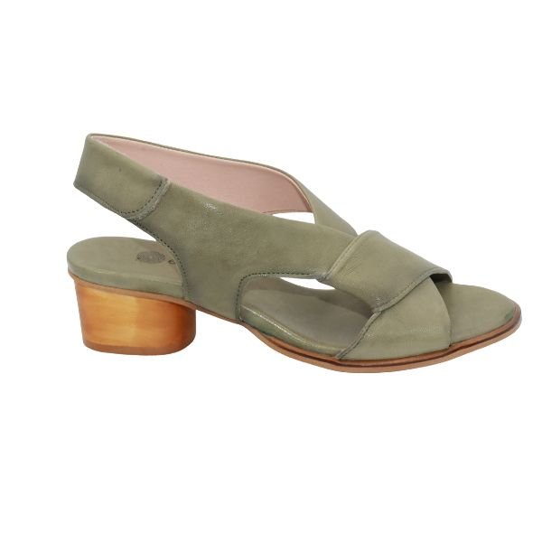 Eric Michael Isla Women’s Nubuck Slingback Block Heel Sandal