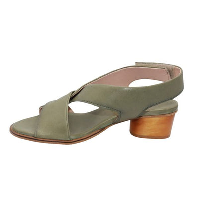 Eric Michael Isla Women’s Nubuck Slingback Block Heel Sandal