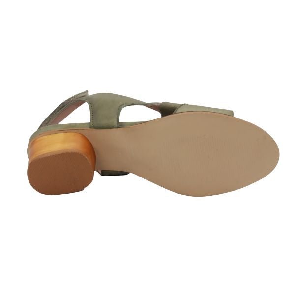 Eric Michael Isla Women’s Nubuck Slingback Block Heel Sandal