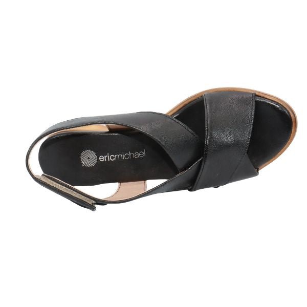 Eric Michael Isla Women’s Nubuck Slingback Block Heel Sandal