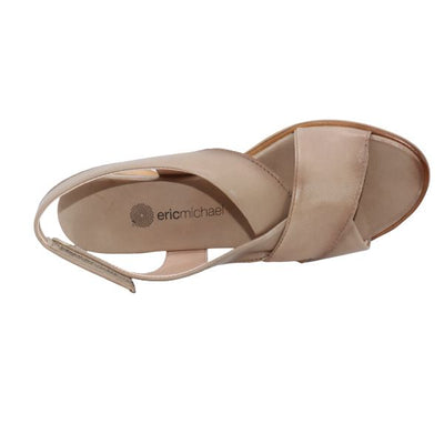 Eric Michael Isla Women’s Nubuck Slingback Block Heel Sandal