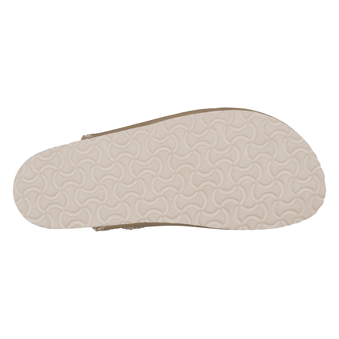 Women's Jamie Natural Slide Footbed Clogs – sole view