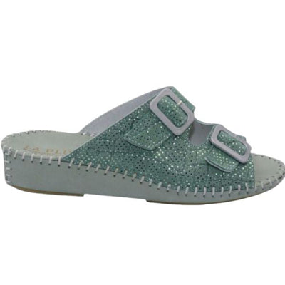 Jen Sparkle Leather Slide