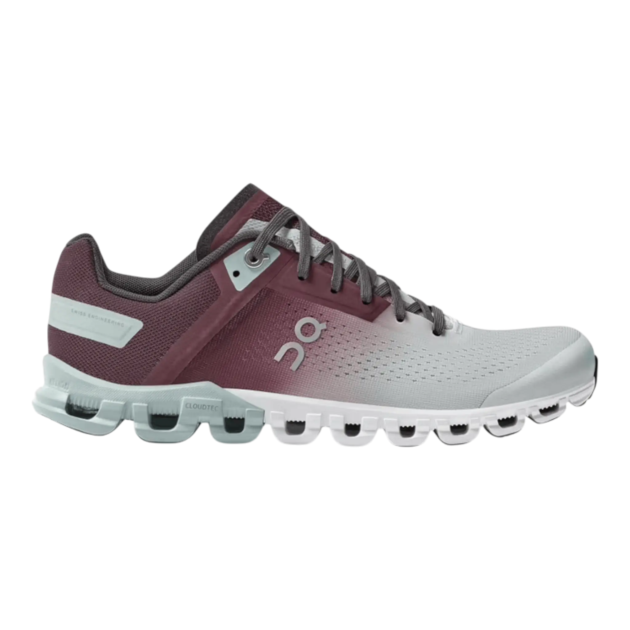 On Cloudflow Women Running Sneakers Mulberry/Mineral