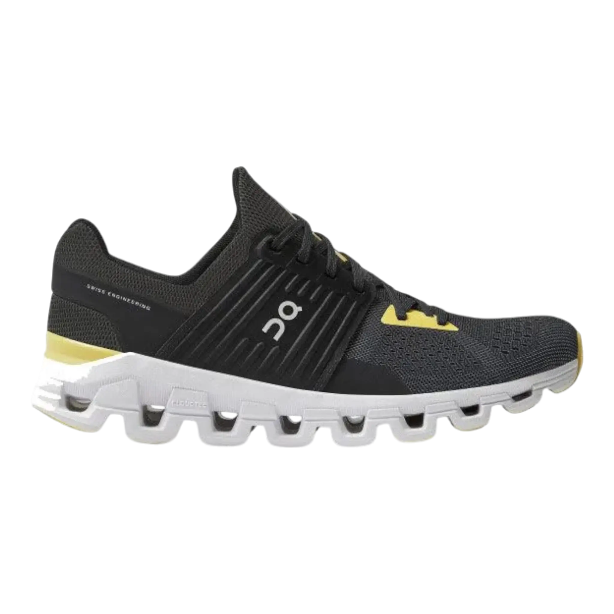 On Cloudswift Men Running Sneakers Magnet/Citron