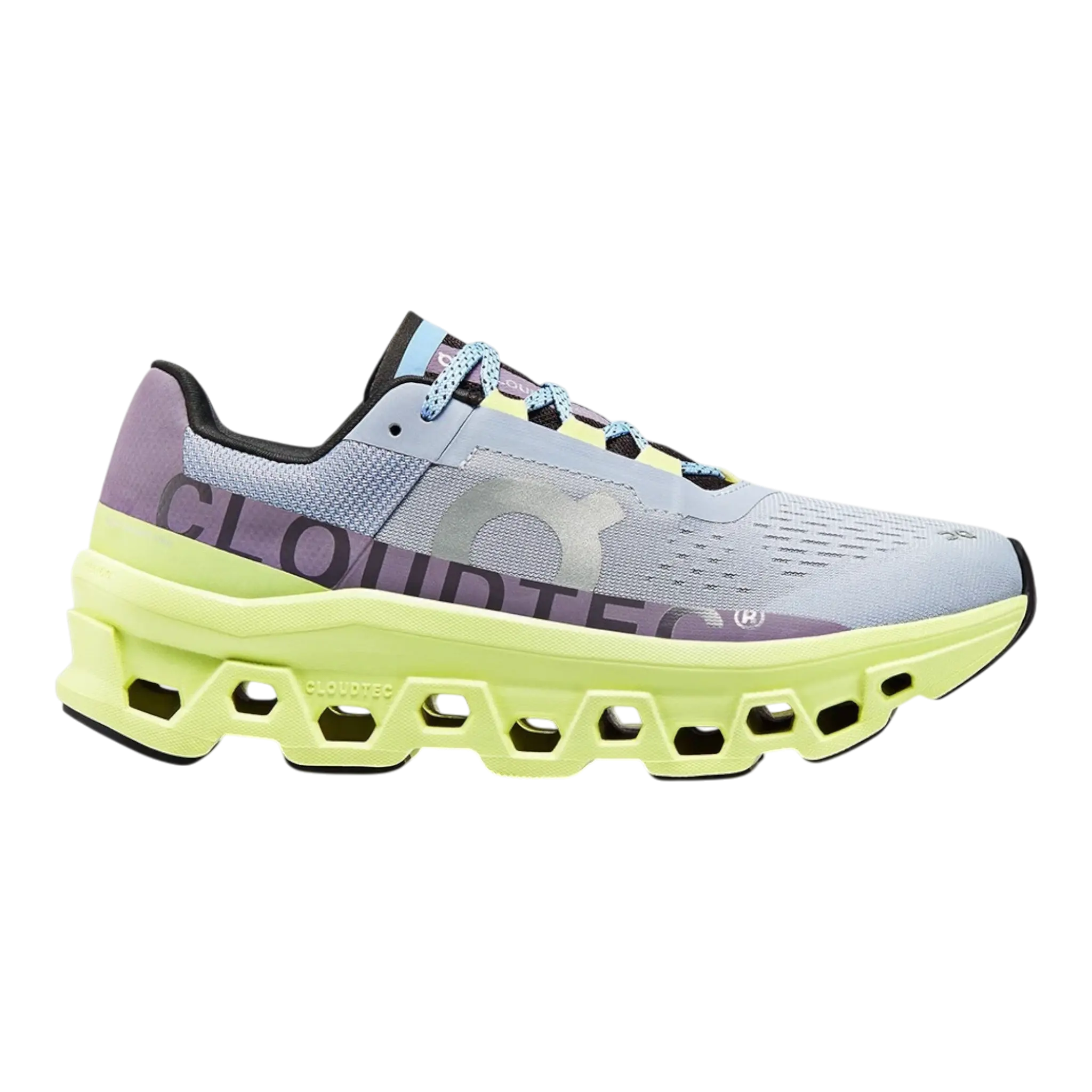 On Cloudmonster Women Running Sneakers Nimbus/Hay