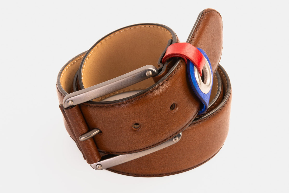 Vinci Leather The Jackie Tan Leather Belt – product view 5
