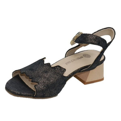 Eric Michael Jade Scalloped Wedge Sandal