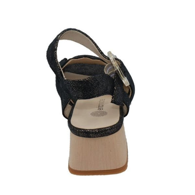 Eric Michael Jade Scalloped Wedge Sandal