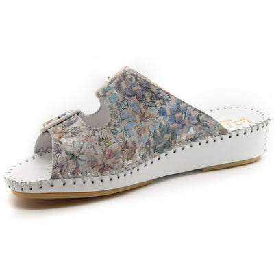 Jen Women’s Leather Comfort Slide Sandal
