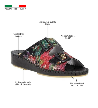 Jen Classic Leather Slide