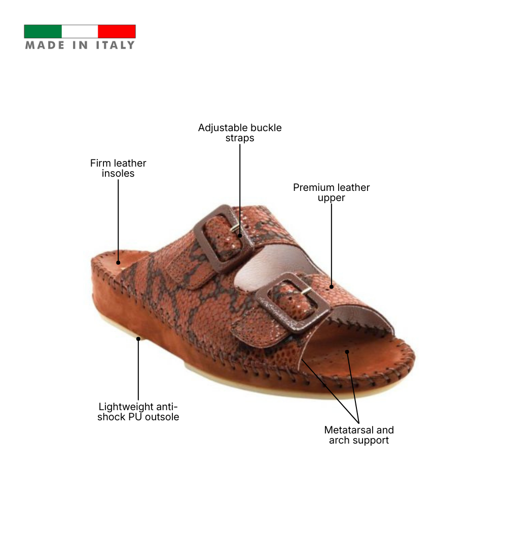 Jen Classic Leather Slide