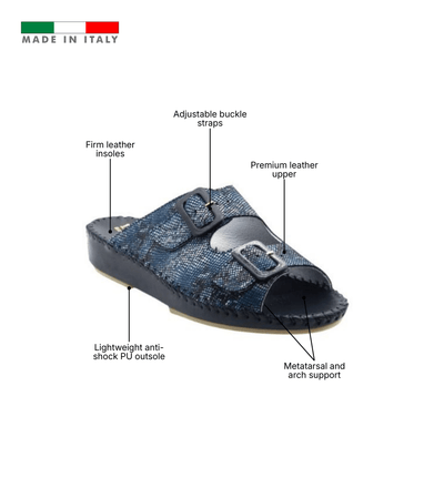 Jen Classic Leather Slide