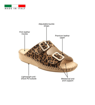 Jen Classic Leather Slide