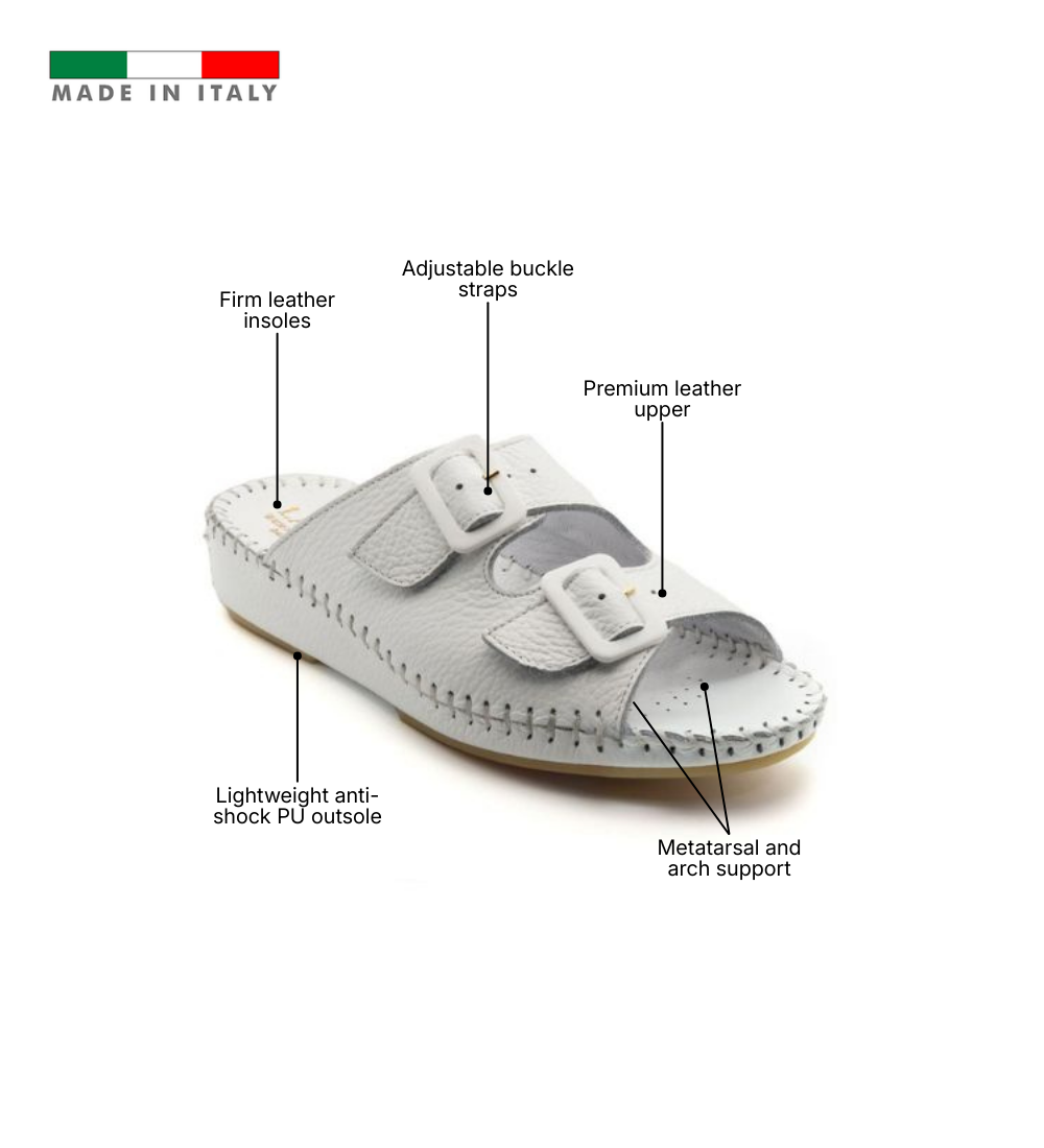 Jen Classic Leather Slide