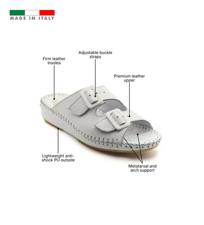 Jen Classic Leather Slide