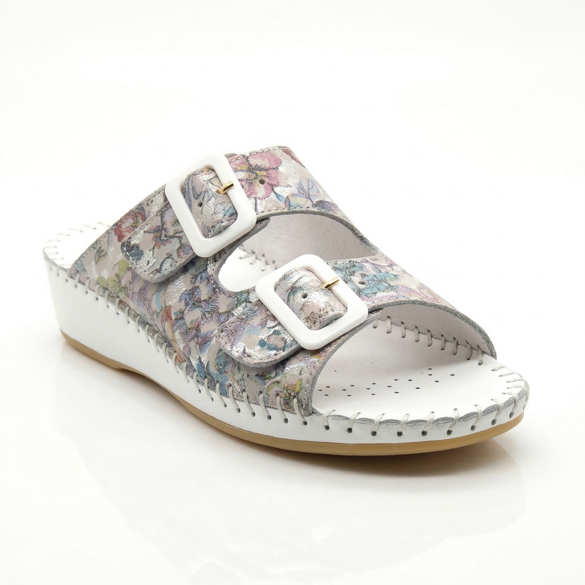 Jen Women’s Leather Comfort Slide Sandal
