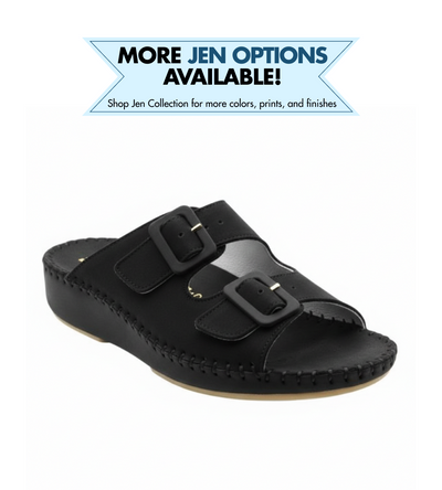 Jen Nubuck Leather Slide