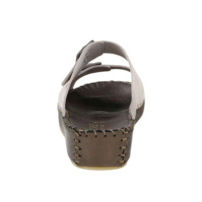 Jen Animal Print Leather Slide