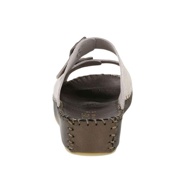 Jen Animal Print Leather Slide