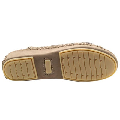 Jen Animal Print Leather Slide