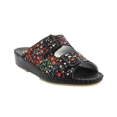 Jen Women’s Leather Comfort Slide Sandal