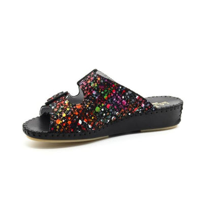 Jen Women’s Leather Comfort Slide Sandal