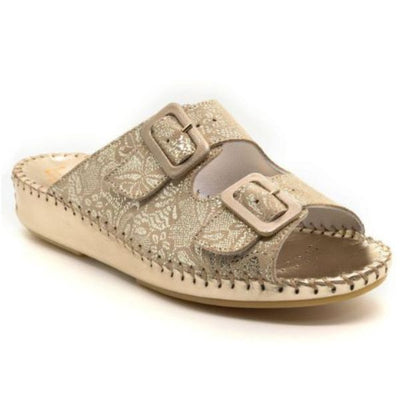 Jen Women’s Leather Comfort Slide Sandal