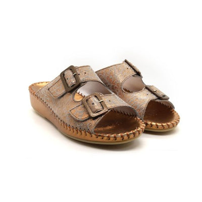 Jen Women’s Leather Comfort Slide Sandal