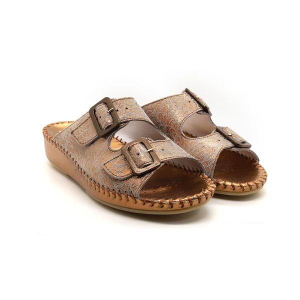 Jen Women’s Leather Comfort Slide Sandal