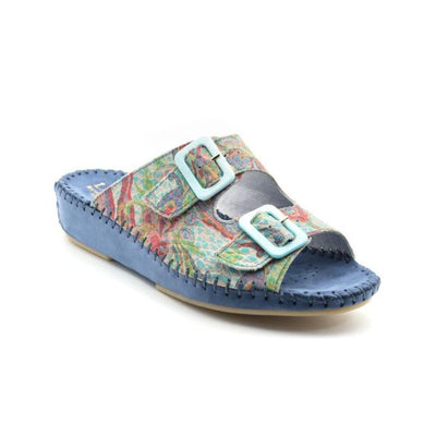 Jen Women’s Leather Comfort Slide Sandal