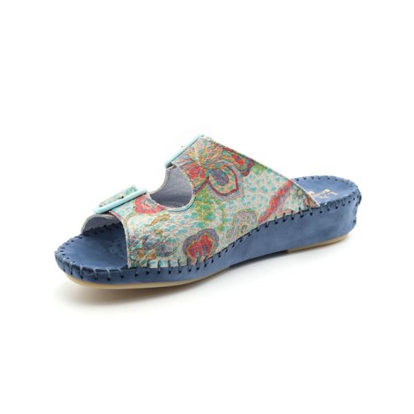 Jen Women’s Leather Comfort Slide Sandal