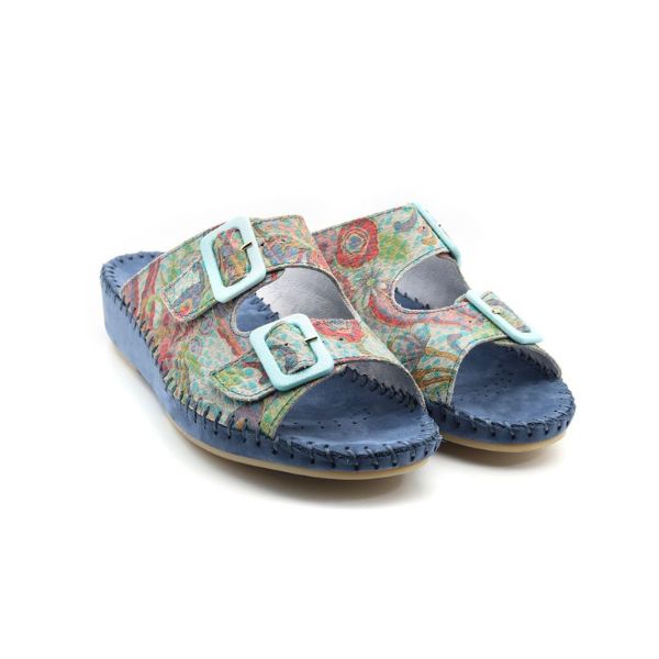 Jen Women’s Leather Comfort Slide Sandal