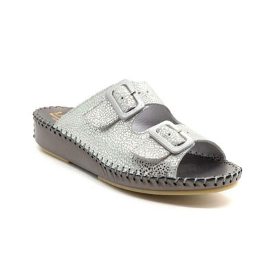 Jen Women’s Leather Comfort Slide Sandal