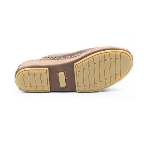 Jen Rhinestone Leather Slide