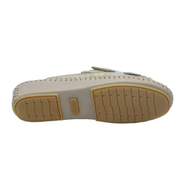 Jen Rhinestone Leather Slide