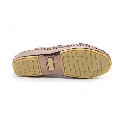 Jen Rhinestone Leather Slide
