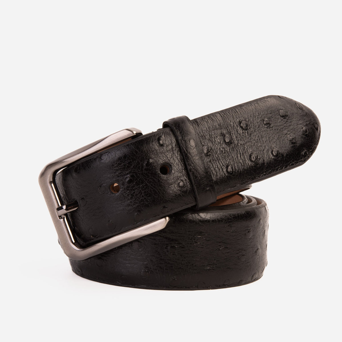 Vinci Leather The Johannesburg Black Leather Belt – product view 1