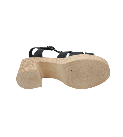 Eric Michael Joni Woven Leather Wedge Sandal