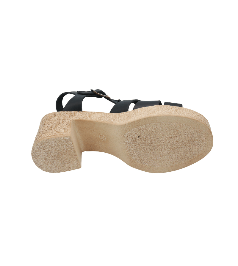 Eric Michael Joni Woven Leather Wedge Sandal