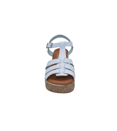 Eric Michael Joni Woven Leather Wedge Sandal