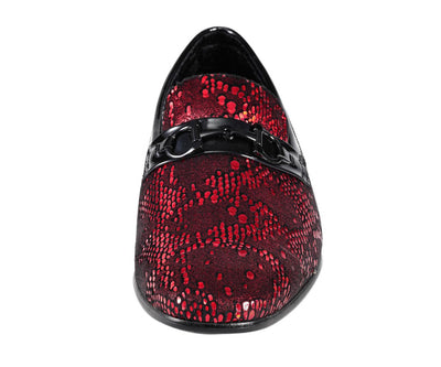 Amali Julian Red Slippers — product view 4