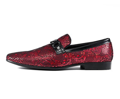 Amali Julian Red Slippers — product view 2