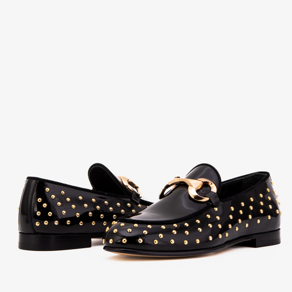 Vinci Leather The Jupiter  Shoe Black Spike Leather  Bit Dress Loafer Limited Edition Women  Shoe – product view 5