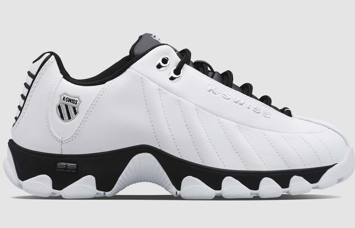 K-Swiss St329 Cmf - 03426-102-Xw (Wide) White/Black (Men's) — product view 2